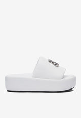 Balenciaga Rise Flatform Leather Slides White 788494WB7E19010_78467