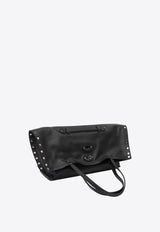 Zanellato Spasso Saeta Leather Tote Bag Black A SPASSO SAETA M0687901910000Z0001_78447