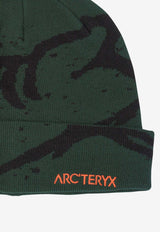 Arc'teryx Grotto Ribbed Knit Beanie Green X000009253GROTTO TOQUEEDEN/BLACK_78588