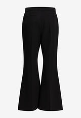 Givenchy Flared Cropped Pants Black BW515W15YR001_78654