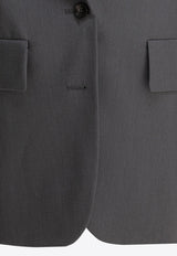 Max Mara Ebridi Single-Breasted Wool Blazer 2511041253600EBRIDI015_78581