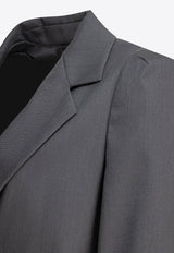 Max Mara Ebridi Single-Breasted Wool Blazer 2511041253600EBRIDI015_78581