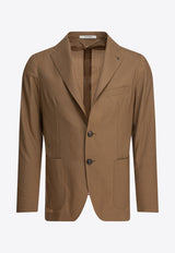 Tagliatore Single-Breasted Wool Blazer Brown 1SMC22K520109F3193_78659