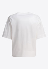 Max Mara Estella Basic Boxy T-shirt White 2511941019600ESTELLA001_78728