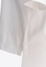 Max Mara Estella Basic Boxy T-shirt White 2511941019600ESTELLA001_78728