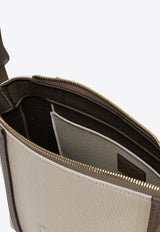 Chloé Logo Jacquard Shoulder Bag Beige 25UP566O6523N_78886