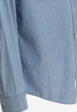 Chambray Long-Sleeved Shirt