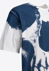 Alexander McQueen Skull Print Crewneck T-shirt White 815067QTAC50978_79031