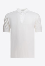 John Smedley Adrian Polo T-shirt White ADRIANWHITE_78995
