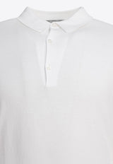 John Smedley Adrian Polo T-shirt White ADRIANWHITE_78995