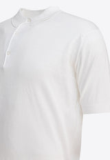 John Smedley Adrian Polo T-shirt White ADRIANWHITE_78995