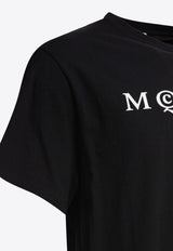 Alexander McQueen Logo Lettering Crewneck T-shirt 828420QTADD0520_79148