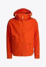 Manifattura Ceccarelli Zip-Up Windbreaker Jacket Orange 6038-CPORANGE_79147