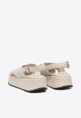 Pons Quintana Leather Braided Sandals 10829T00SALINAS_79134