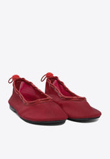 ALOHAS Gill Mesh Drawstring Ballet Flats Red S10058604_79229