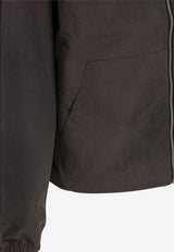 Stüssy Logo Print Zip-Up Jacket Black 1157450001 BLACK_79312