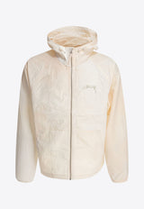 Stüssy Beach Shell Wave Windbreaker Jacket Light Beige 1157451207 BONE_79275