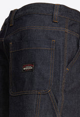 Stüssy Straight-Leg Carpenter Jeans Blue 1167030876 RAW INDIGO_79531