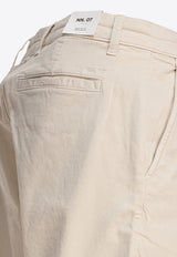 NN.07 Logo-Embroidered Straight-Leg Pants 2521923160ADEN 1923IVORY_79549