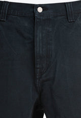 Stüssy Washed Canvas Bermuda Shorts Black 1123270001 BLACK_79556