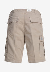 Carhartt Wip Logo Patch Cargo Shorts Beige I0315172LP.GD_79572
