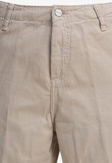 Carhartt Wip Logo Patch Cargo Shorts Beige I0315172LP.GD_79572