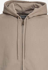 Carhartt Wip Chase Zip-Up Hooded Sweatshirt Beige I0336642Q6.XX_79590