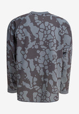 Goldwin Reaction Diffusion Sweatshirt Blue GZ45109ZINC GRAY_79596