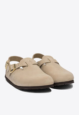 Birkenstock Tokio Nubuck Leather Slides Sand 1029496SANDCASTLE_79655