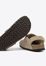 Birkenstock Tokio Nubuck Leather Slides Sand 1029496SANDCASTLE_79655