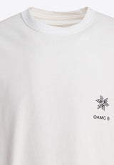 Goldwin Logo-Printed Crewneck T-shirt GL65707MCOFF WHITE_79686