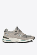 New Balance 991V2 Mesh and Suede Sneakers U991GL2_79668