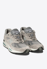 New Balance 991V2 Mesh and Suede Sneakers U991GL2_79668