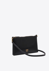 PINKO Mini Flat Clutch Bag Black 104277A0F1Z99Q_79696