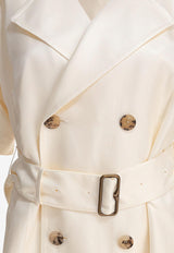 Burberry Belted Trench Midi Dress Beige 8106218_79766