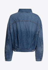 PINKO Buttoned Denim Jacket Blue 104644A2E1PJF_79713