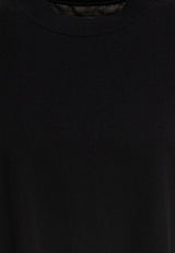 Sacai Leopard Print Knitted Top Black 25-07906602_79795