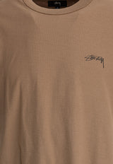 Stüssy Lazy Logo T-shirt Brown 11402832723 UMBER_79734