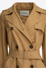 Max Mara Landa Short Trench Coat Beige 2511021012600LANDA010_79825_TH