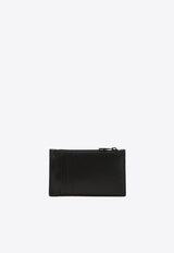 Alexander McQueen Graffiti Logo Print Leather Cardholder Black 6831171NT0B1070_80015