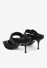 Alexander McQueen Punk Buckle 65 Mules Black 744485W4AB21000_79910