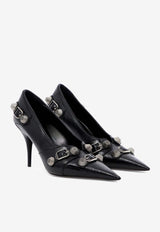 Balenciaga Cagole 90 Nappa Leather Pumps Black 714252WAD4E1081_79931