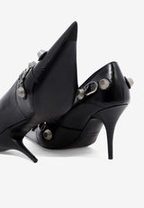 Balenciaga Cagole 90 Nappa Leather Pumps Black 714252WAD4E1081_79931