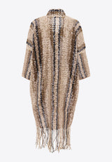 Brunello Cucinelli Sequin Embellished Knitted Cardigan Gold M3YR04116CKC07_80014