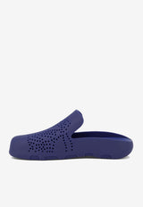 Burberry Stingray Rubber Clogs Blue 8085695_79914