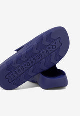 Burberry Stingray Rubber Clogs Blue 8085695_79914