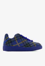 Burberry Checked Low-Top Sneakers Blue 8088827_79956
