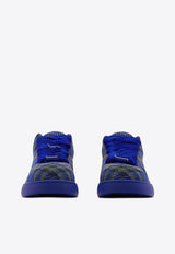 Burberry Checked Low-Top Sneakers Blue 8088827_79956