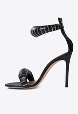 Gianvito Rossi Bijoux 105 Crystal Embellished Sandals Black G6163115RICNAPNERO_79946_TH