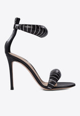 Gianvito Rossi Bijoux 105 Crystal Embellished Sandals Black G6163115RICNAPNERO_79946_TH